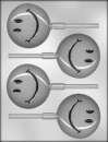 Smiley Faces Lollipop Chocolate Mould